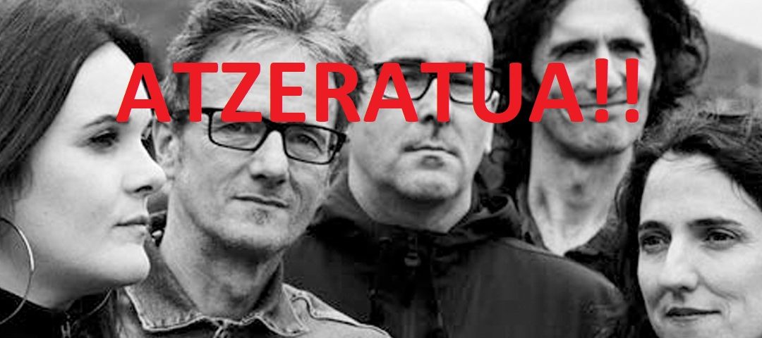 Tenpora  taldearen  kontzertua  eguraldi  txarragatik  atzeratuta