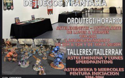 La Asociación Enderen Jokoa realizará una muestra de miniaturas del 7 al 12 de abril.